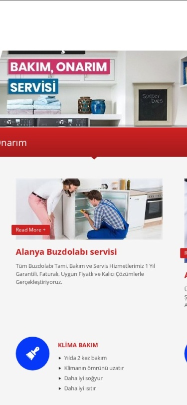 Alanyabolgeservisi Web Tasarım Mobil