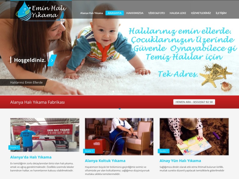 Alanyaeminhaliyikama Web Tasarım Masaüstü