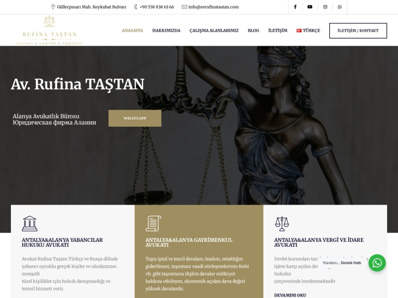 Avrufinatastan Web Tasarım Masaüstü