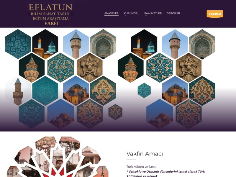 Eflatunvakfi Web Tasarım Masaüstü