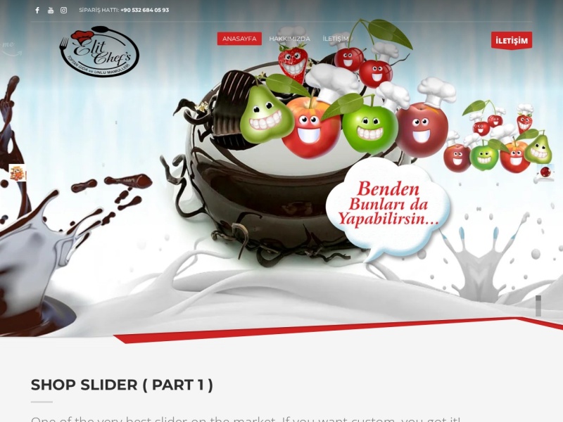 Elitchefs Web Tasarım Masaüstü