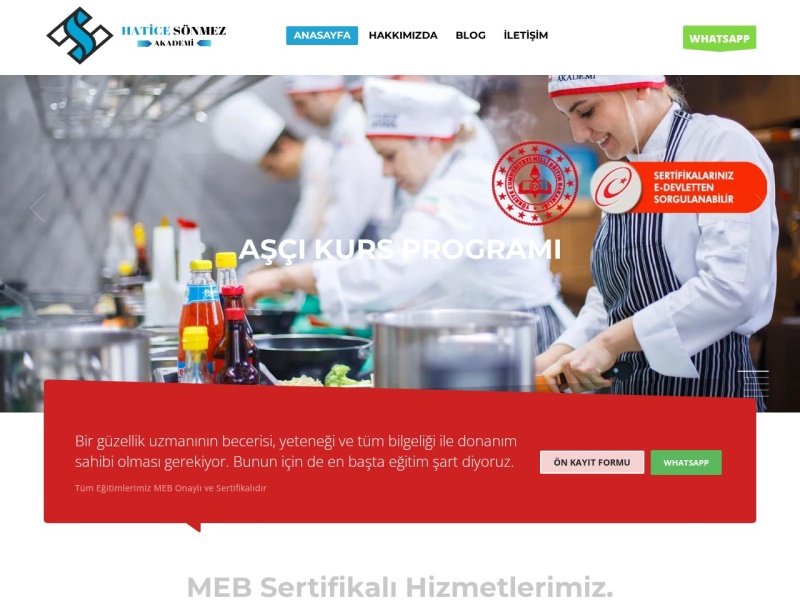 Hsonmezakademi Web Tasarım Masaüstü
