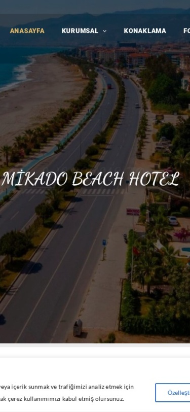 Mikadobeachhotel Web Tasarım Mobil