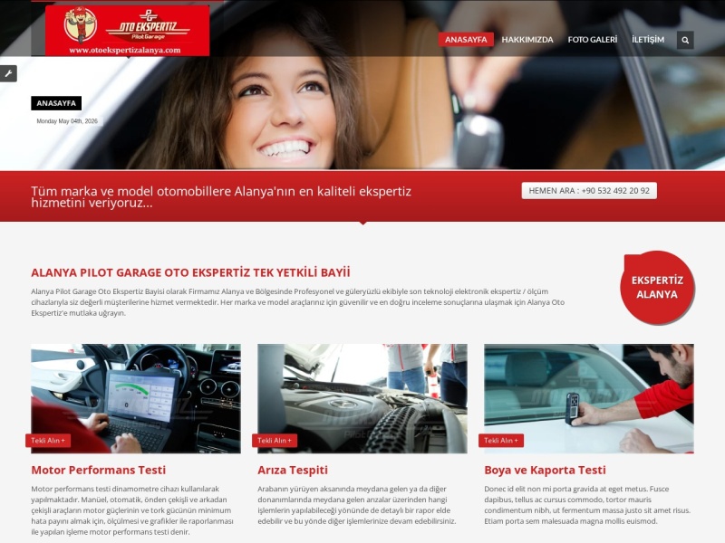 Otoekspertizalanya Web Tasarım Masaüstü