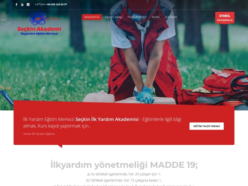 Seckinakademi Web Tasarım Masaüstü