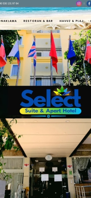 Selectaparthotel Web Tasarım Mobil