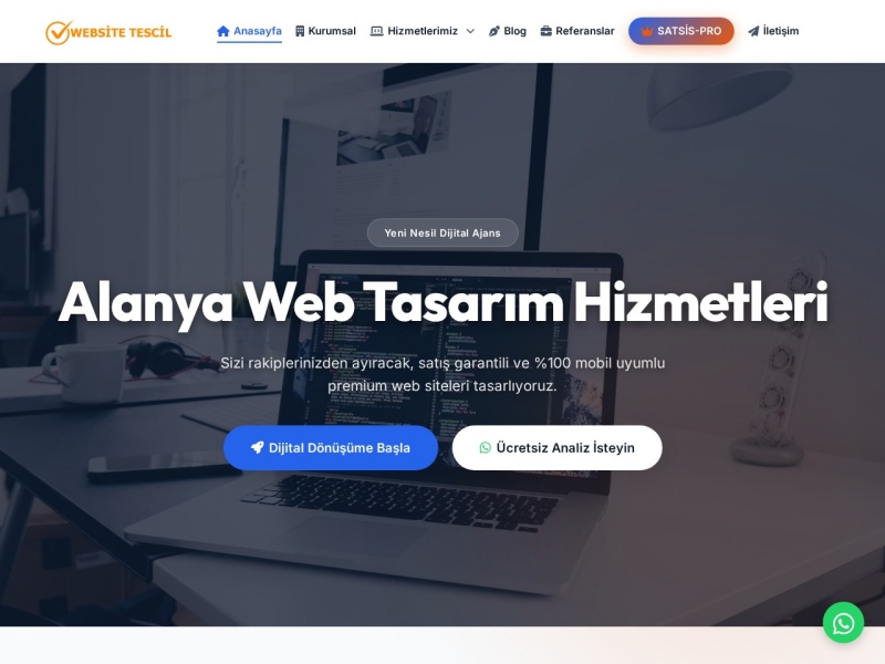 Websitetescil Web Tasarım Masaüstü