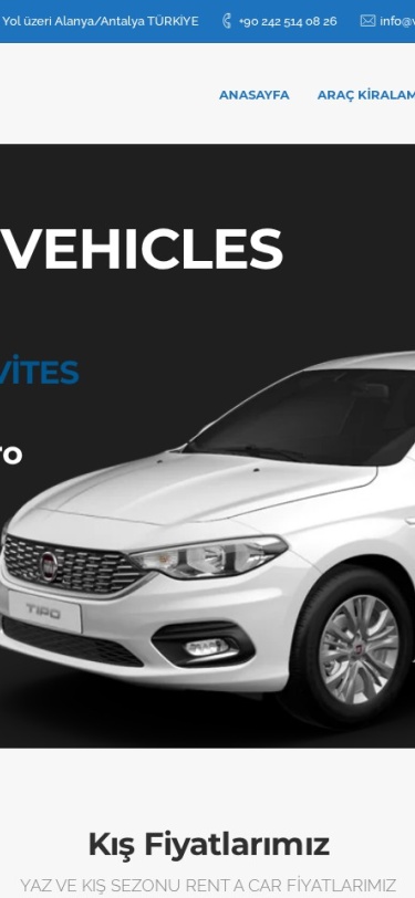 Whitegold-rentacar Web Tasarım Mobil