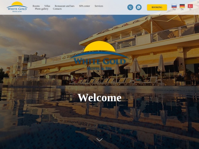 Whitegoldhotel Web Tasarım Masaüstü